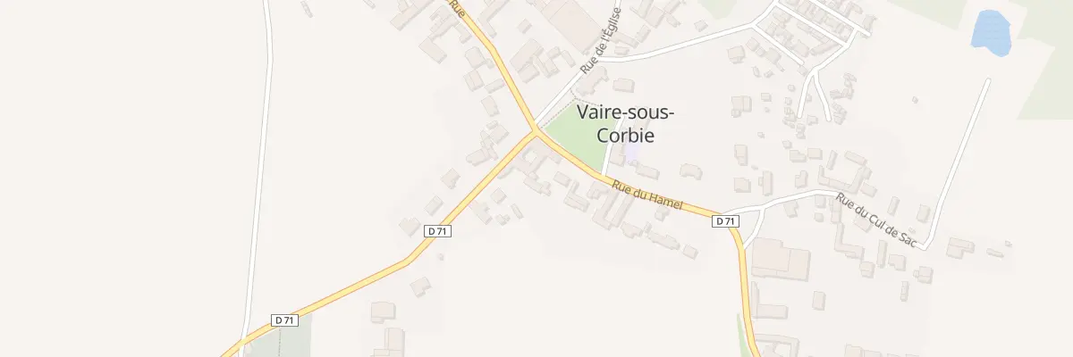 Plan du 4 Rue du Hamel à Vaire-sous-Corbie