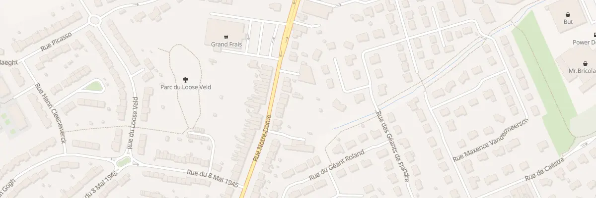 Plan du 240 Rue Notre Dame à Hazebrouck