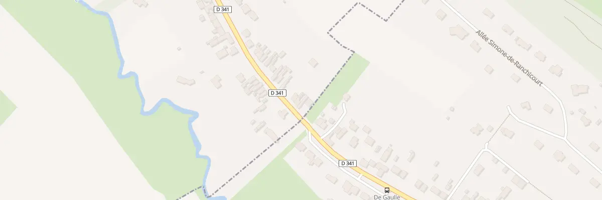 Plan du 649 Rue de la Gendarmerie à Houdain