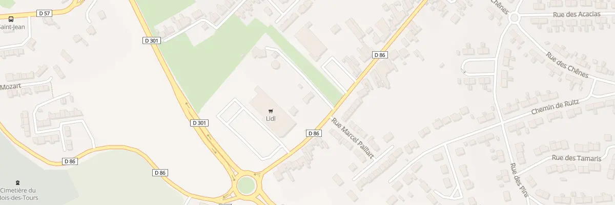 Plan du 199 Rue du Docteur Paul Bonduelle à Houdain