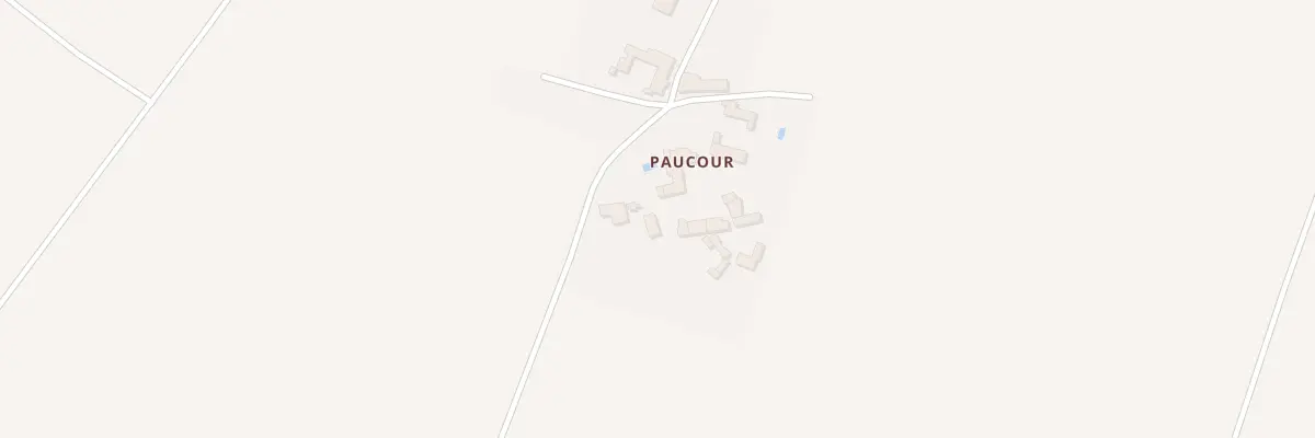 Plan du 6 Paucour à Sceaux-du-Gâtinais
