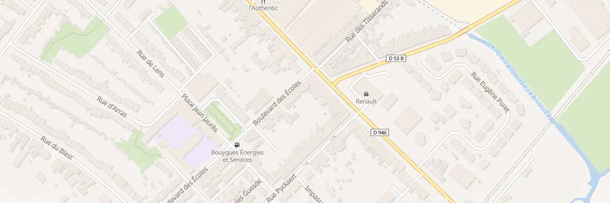 Plan du 302 Rue de Merville à Hazebrouck