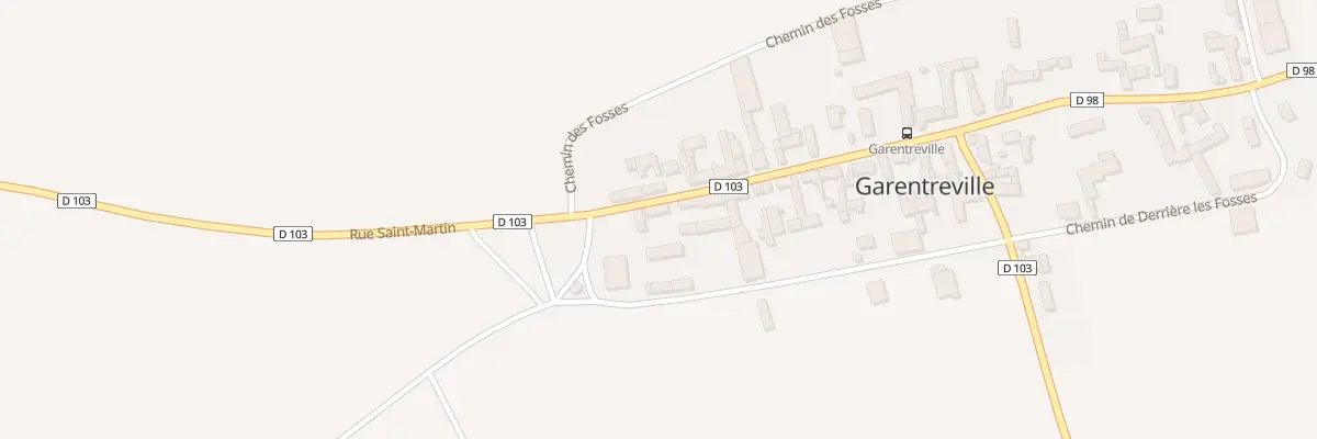 Plan du 25 Rue St Martin à Garentreville