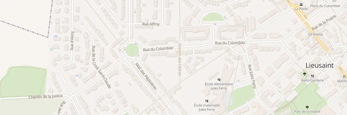 Plan du 53 Rue du Colombier à Lieusaint