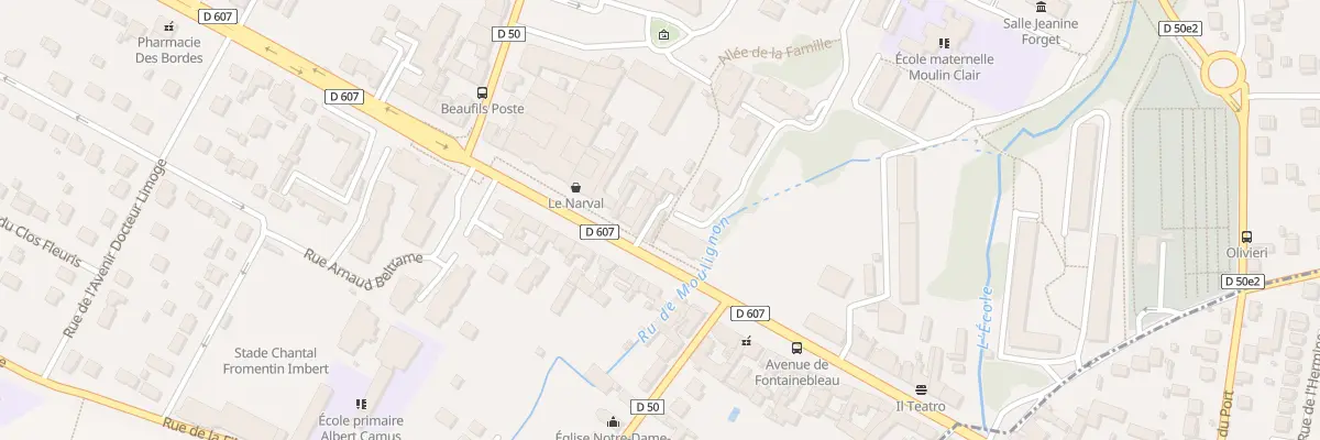 Plan du 28 Av de Fontainebleau à Saint-Fargeau-Ponthierry