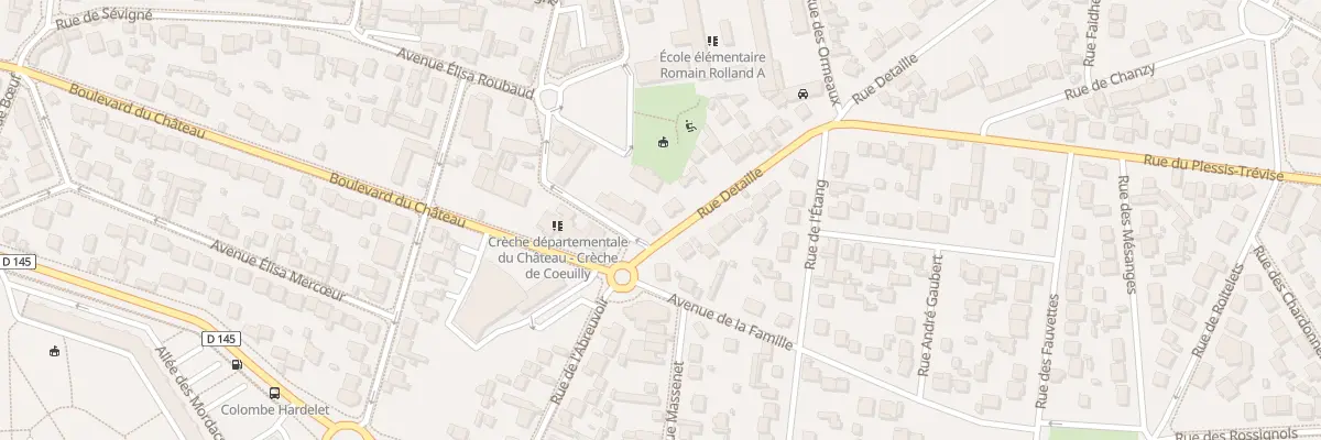 Plan du 1 Rue Détaille à Champigny-sur-Marne