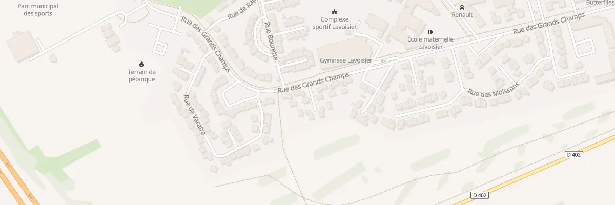 Plan du 126 Rue des Grands Champs à Lieusaint