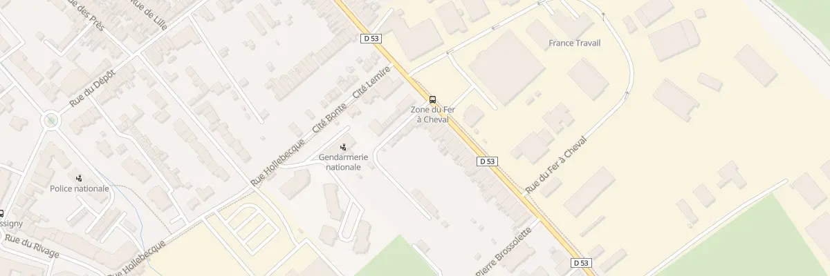 Plan du 120 Rue de Vieux-Berquin à Hazebrouck