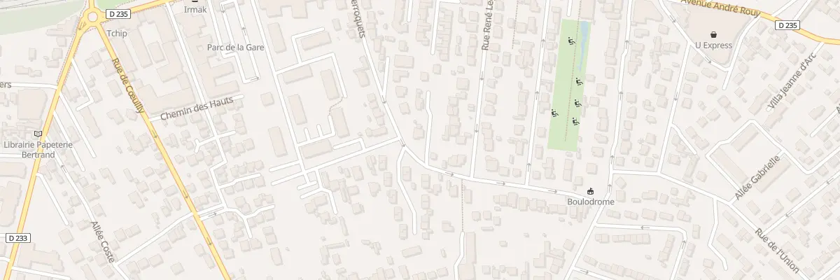 Plan du 23 Rue des Perroquets à Villiers-sur-Marne