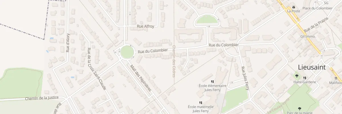 Plan du 51 Rue du Colombier à Lieusaint