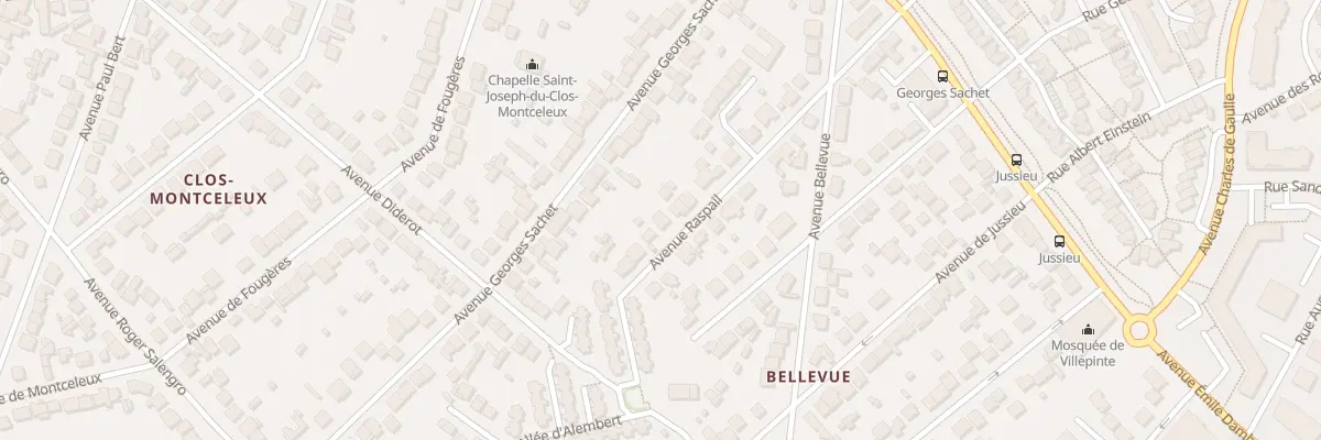 Plan du 32 Av Raspail à Villepinte