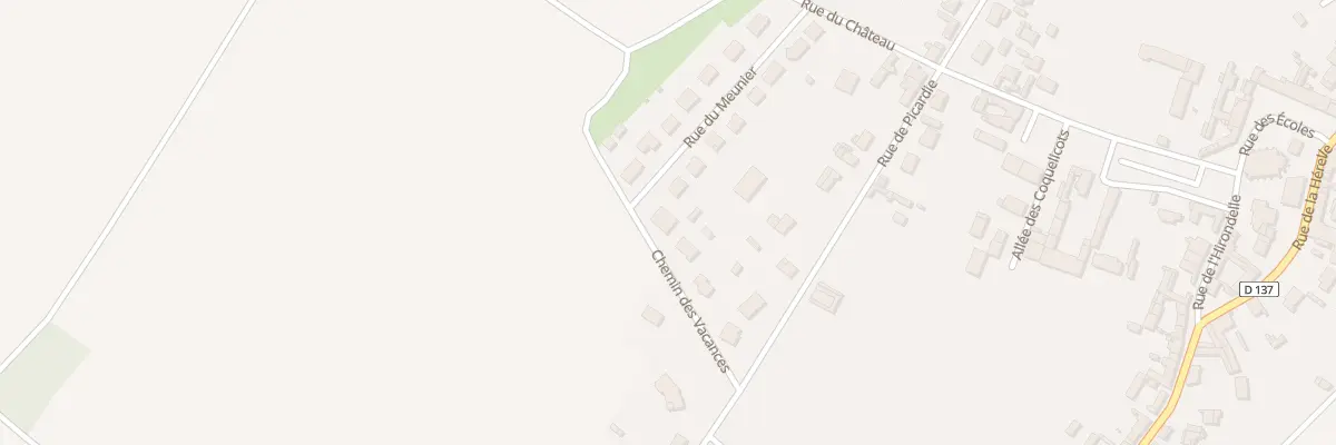Plan du 17 Rue du Meunier au Plessier-Rozainvillers