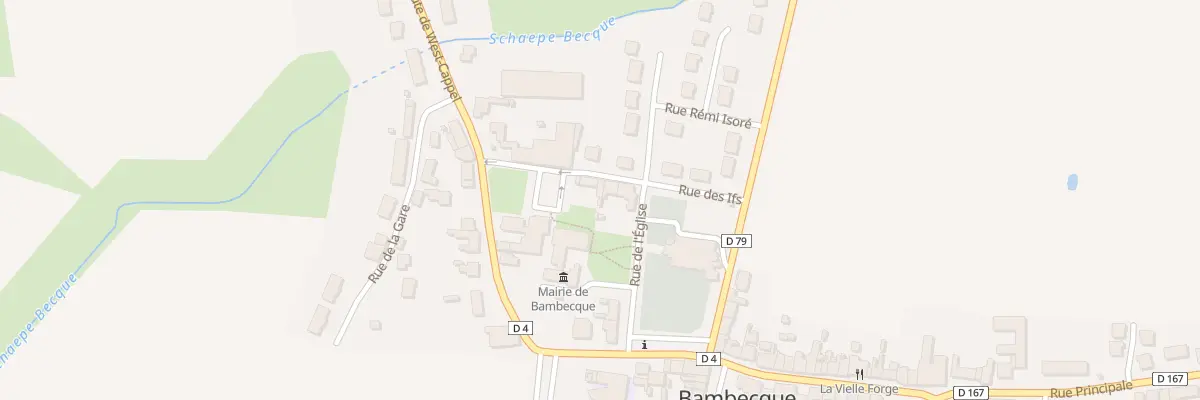 Plan du 5 Rue des Ifs à Bambecque