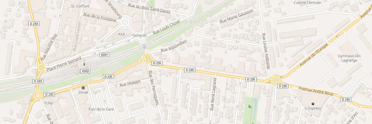 Plan du 11 Av André Rouy à Villiers-sur-Marne