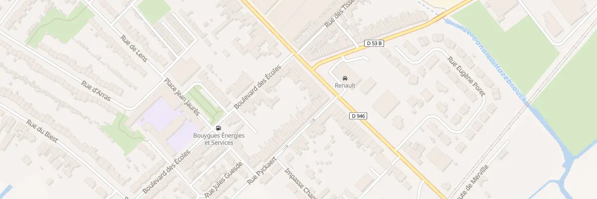 Plan du 314 Rue de Merville à Hazebrouck