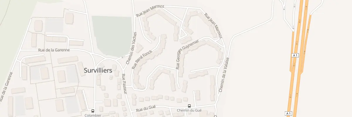 Plan du 3 Rue Georges Guynemer à Survilliers