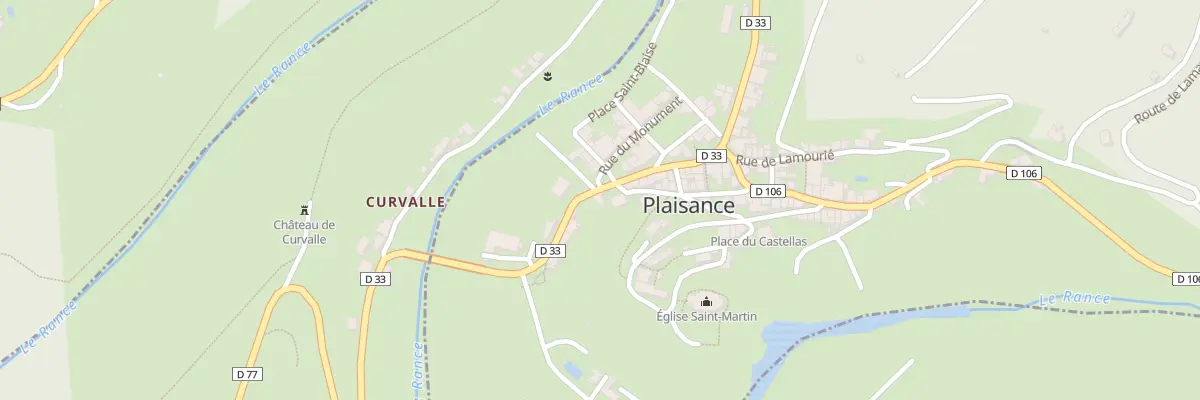 Plan du 3 Pl du Monument à Plaisance