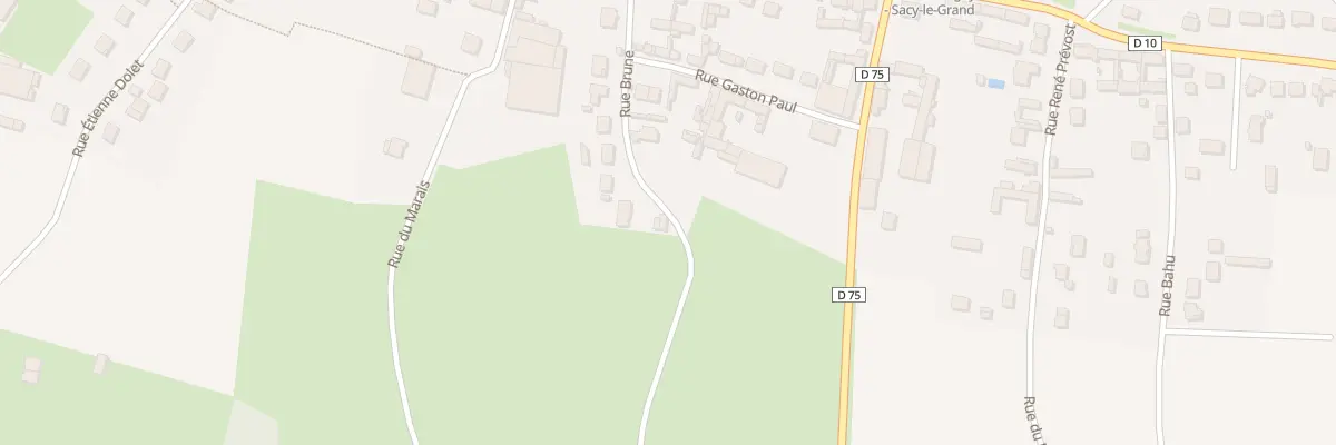 Plan du 202 Rue Brune à Sacy-le-Grand