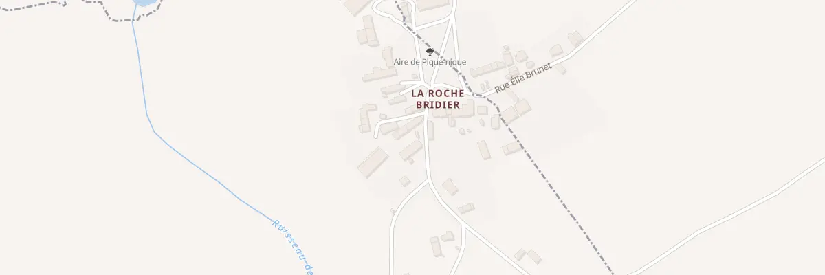 Plan du 5 La Roche Bridier à La Celette
