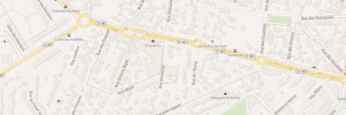 Plan du 21 Rue Massenet à Champigny-sur-Marne