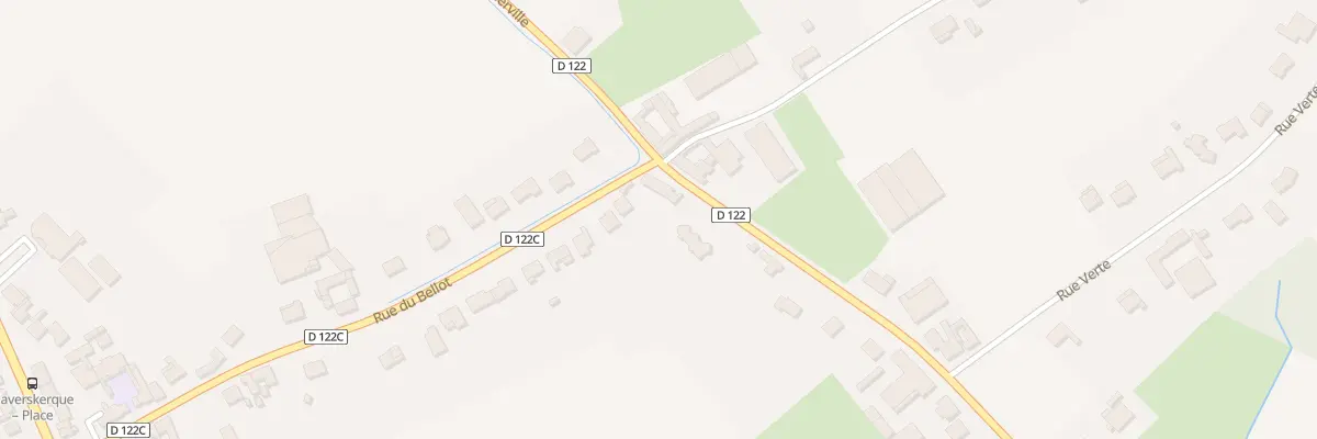 Plan du 880 Rue de Merville à Haverskerque