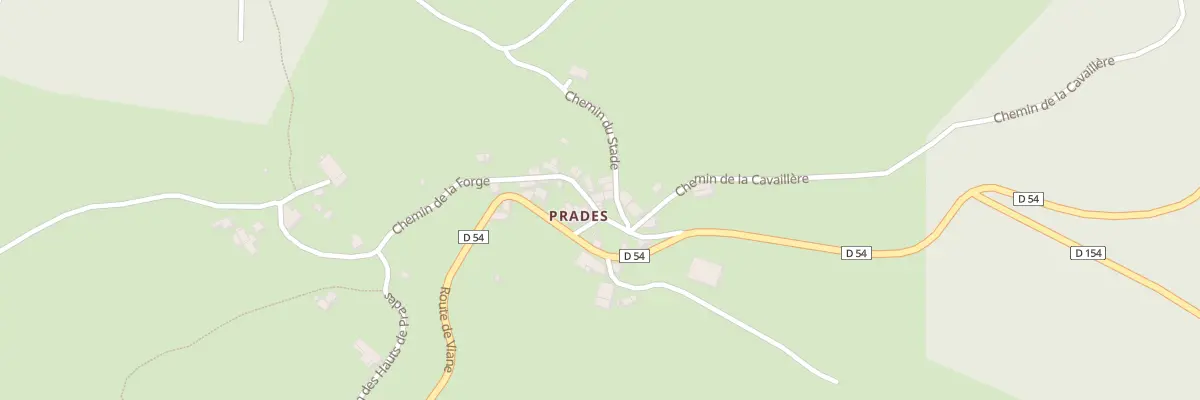 Plan du 5092 Prades à Espérausses