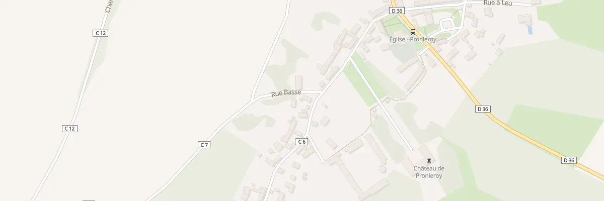 Plan du 2 Rue des Perrières à Pronleroy