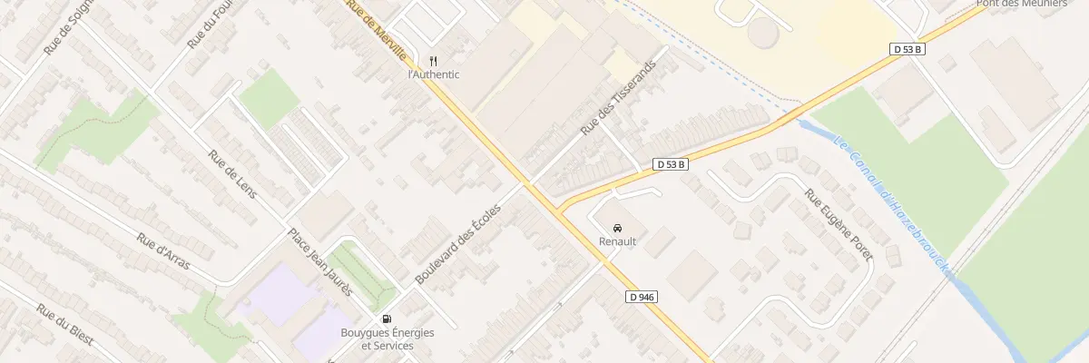 Plan du 155 Rue de Merville à Hazebrouck