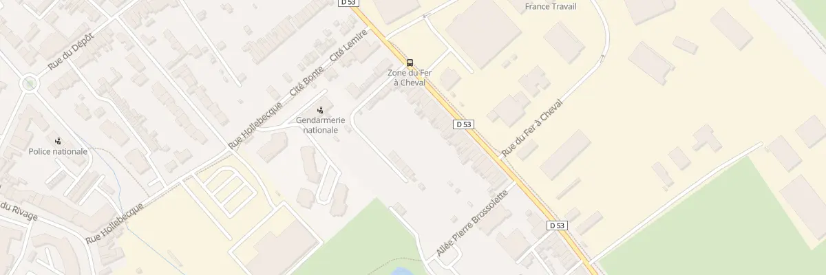 Plan du 134 Rue de Vieux-Berquin à Hazebrouck