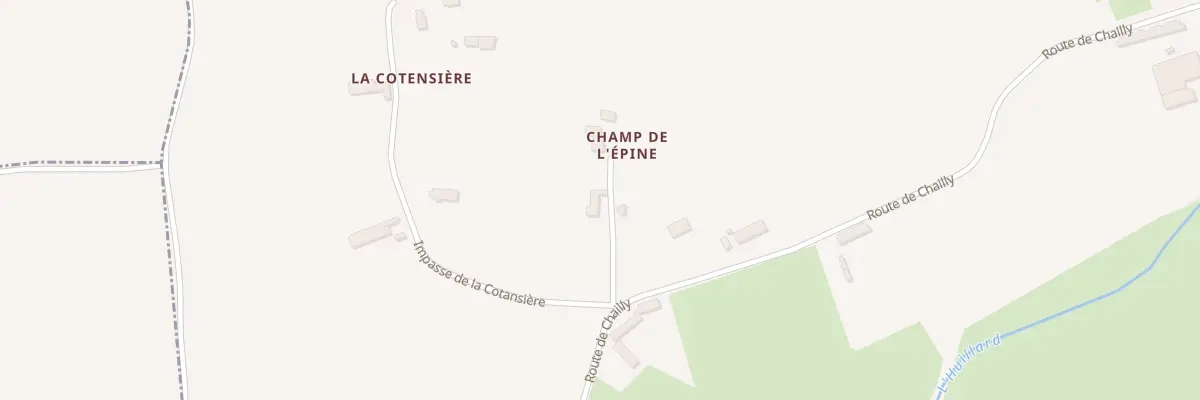 Plan du 7 Imp du Champ de l’Épine à Presnoy