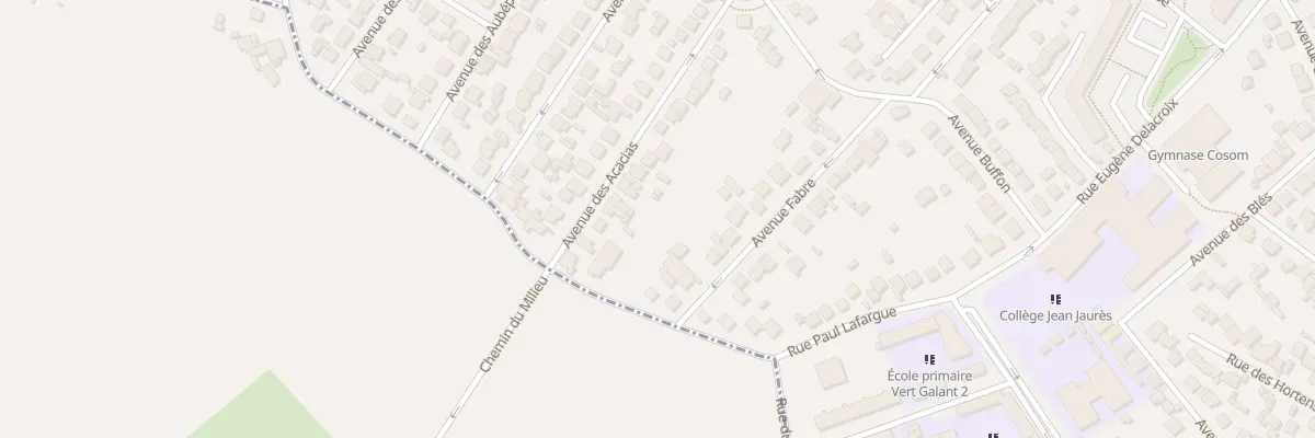 Plan du 35 Rue Paul Lafargue à Villepinte