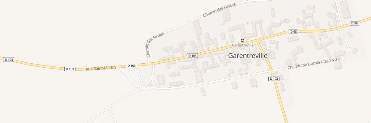Plan du 23 Rue St Martin à Garentreville