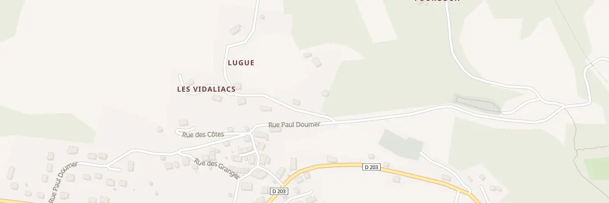 Plan du 2 Lugue à Antignac