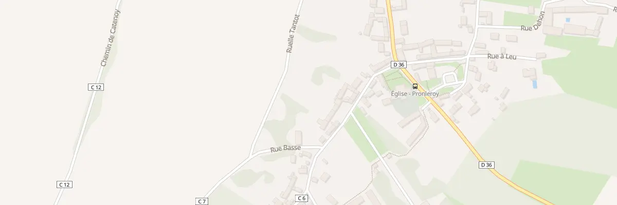 Plan du 20 Rue du Général Mangin à Pronleroy