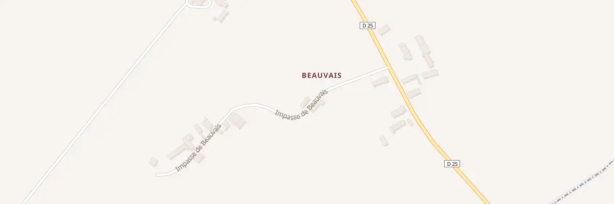 Plan du 2 Imp de Beauvais à Parassy