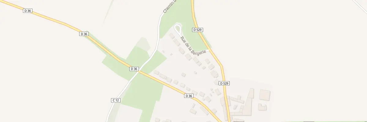 Plan du 13 Rue de la Bergerie à Pronleroy