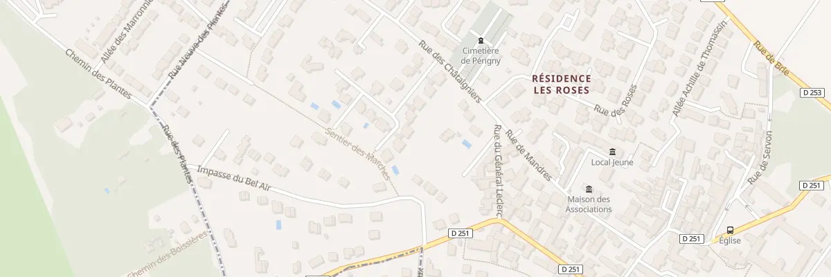 Plan du 9 All Simon de Paroigny à Périgny