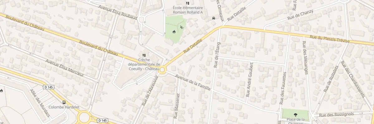 Plan du 6 Rue Détaille à Champigny-sur-Marne
