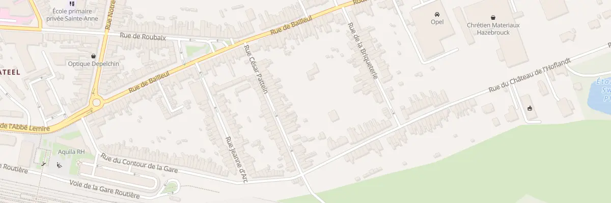 Plan du 27 Rue César Pattein à Hazebrouck