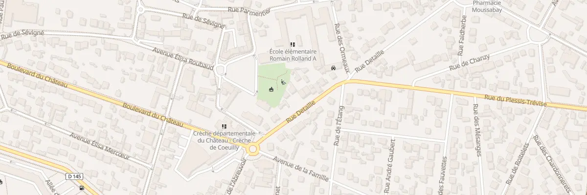 Plan du 7 Rue Détaille à Champigny-sur-Marne