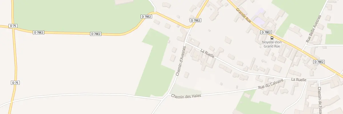 Plan du 3 Che d’Avesnes à Noyelle-Vion
