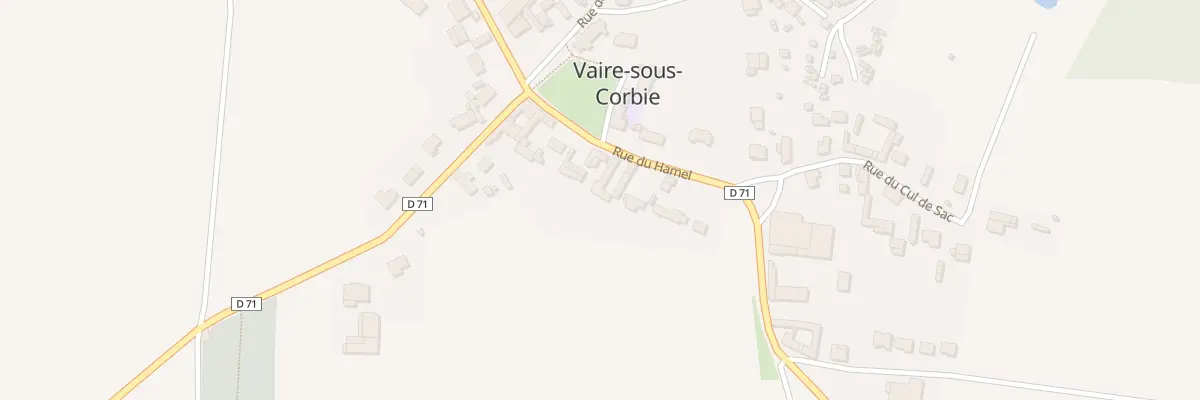 Plan du 8 Rue du Hamel à Vaire-sous-Corbie