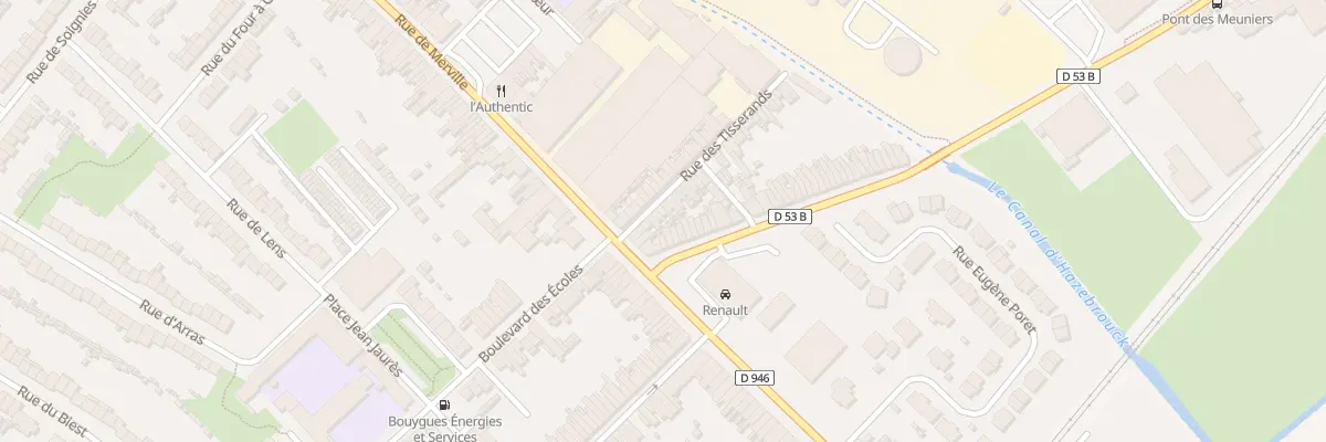 Plan du 6 Rue des Tisserands à Hazebrouck