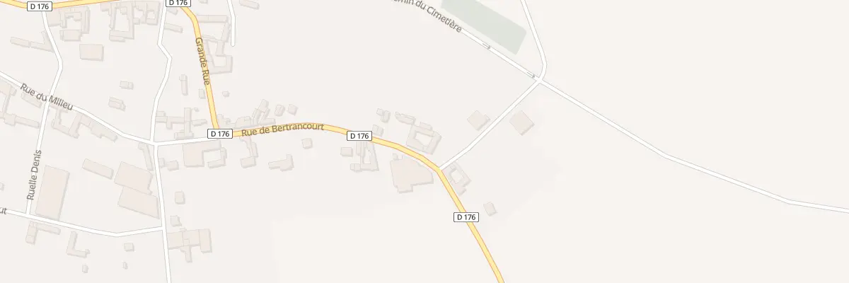 Plan du 17 Rue de Bertrancourt à Bus-lès-Artois