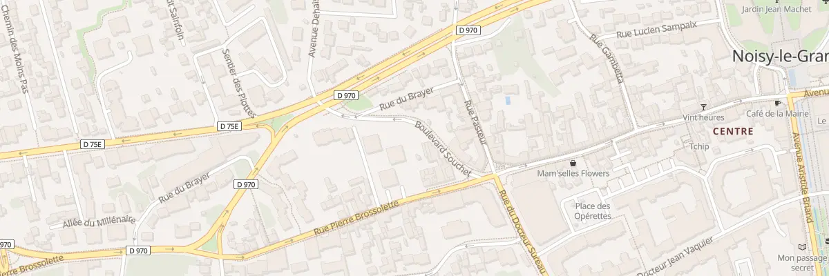 Plan du 153 Rue Pierre Brossolette à Noisy-le-Grand