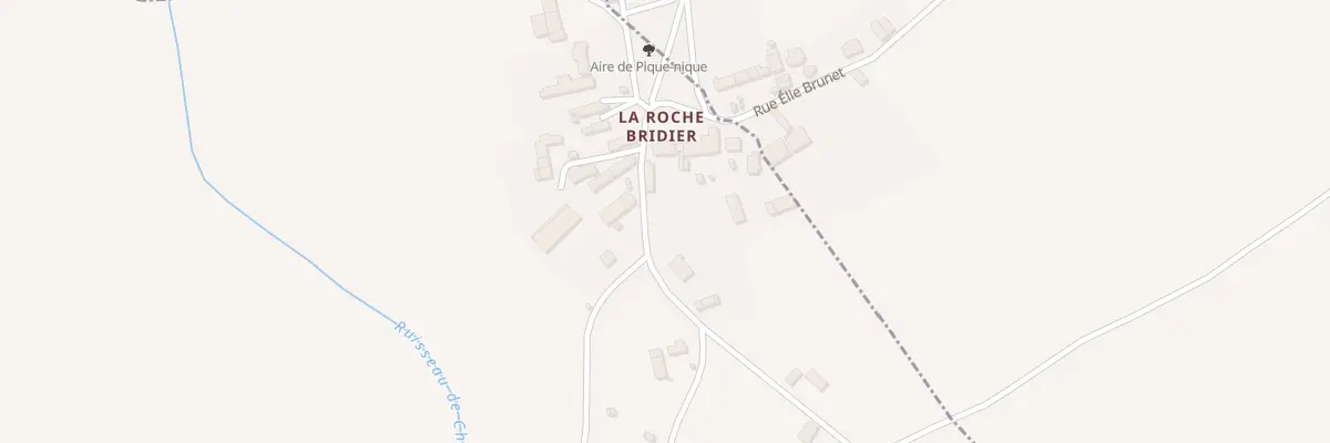 Plan du 2 La Roche Bridier à La Celette