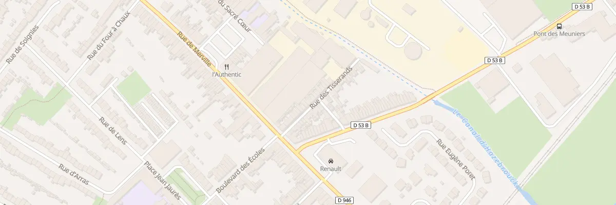 Plan du 19 Rue des Tisserands à Hazebrouck