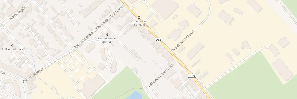 Plan du 144 Rue de Vieux-Berquin à Hazebrouck