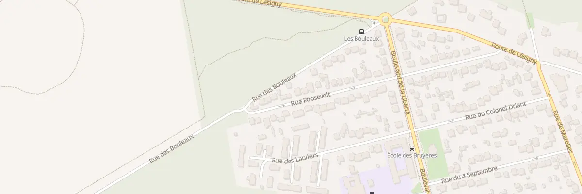 Plan du 9 Rue Roosevelt à Sucy-en-Brie