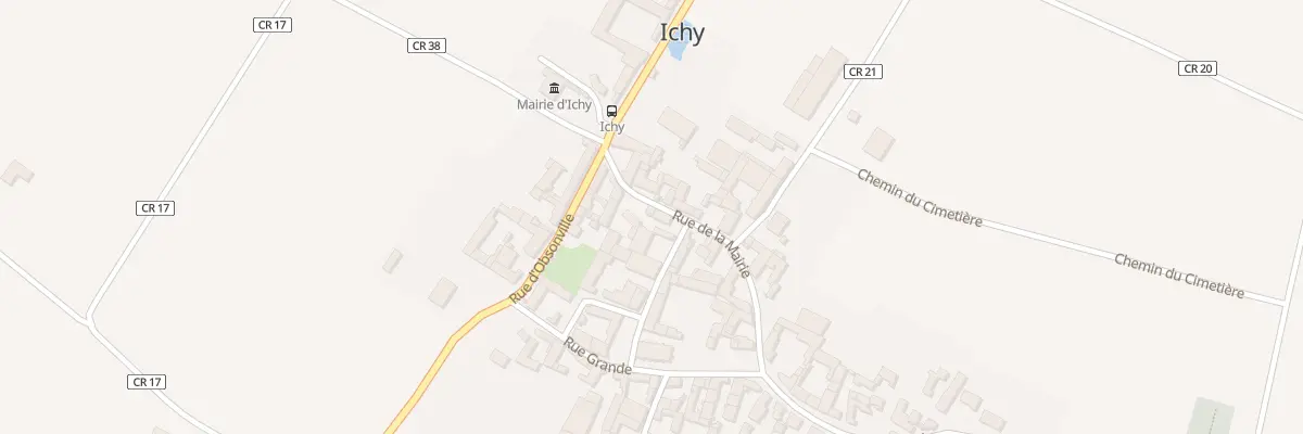 Plan du 9 Rue de la Mairie à Ichy